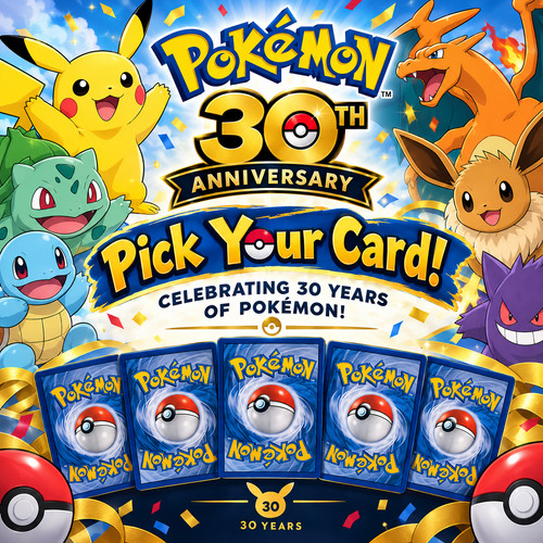 Pokémon 30th Anniversary Celebration - You Pick