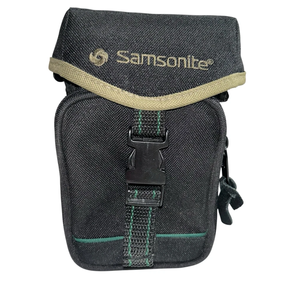Estuche de transporte vintage para cámara fotográfica Samsonite con correa ajustable usado  Foto 4 de 4