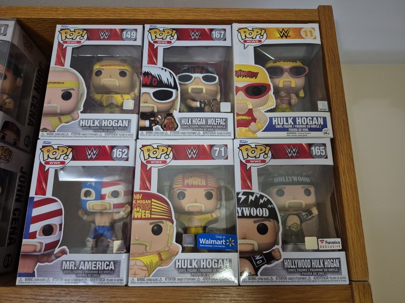 WWE Funko Pop lot Of 6 Hulk Hogan
