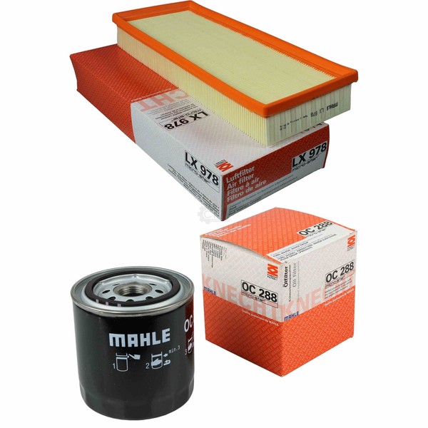 Mahle / Knecht Set Filterpaket Luftfilter LX 978 ÖLfilter OC 288-image