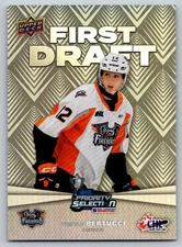 Tristan Bertucci 2021-22 Upper Deck CHL First Draft Flint Firebirds