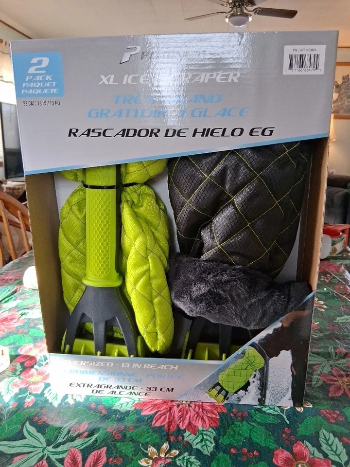 Platinum Series Ice Scraper Snow Gloves-2 pack XL-Snow-Ice-Winter-Car-Truck