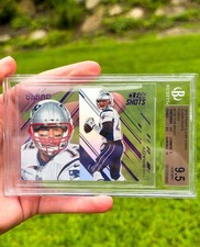 Marketplace image: 2015 Panini Clear Vision Tom Brady Purple 1/1 BGS 9.5 Black Superfractor Patriot