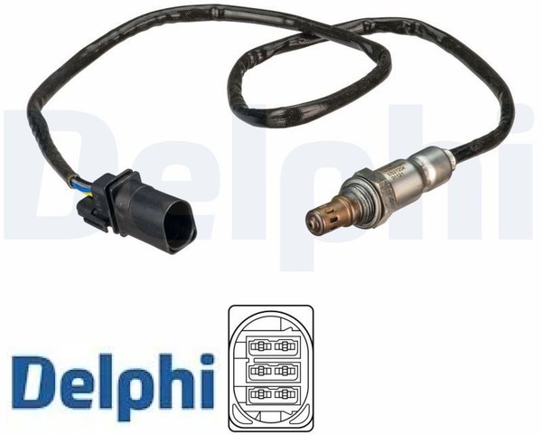 Delphi ES21204-12B1 Lambdasonde Lamdasonde FüR VW-image