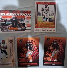 Ja'marr Chase 9 card lot elite,Prizm,Zenith,score