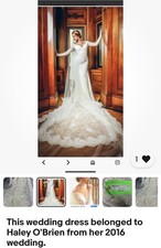 This wedding dress belonged to Haley O'Brien from her 2016 wedding.