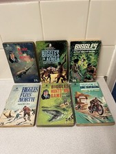 6 X Vintage Paperback Biggles Books