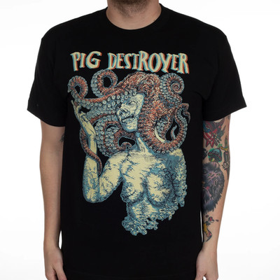Pig Destroyer Tentacle Head T-Shirt Full Size S to 5XL BL627