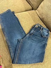 U.S. Polo Assn. Girls Skinny Jeans Blue Denim Medium Wash Solid Size 14