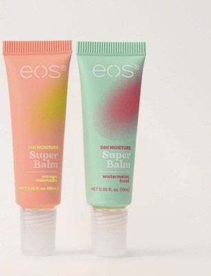 eos Super Balm Lip Balm (2pack)  Watermelon Frosé and Mango Melonade