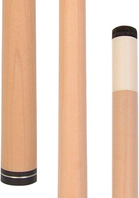 Extra Spare Shaft for Pool Cue Stick, Hard Brown Tip, White 5/16x18, 13mm