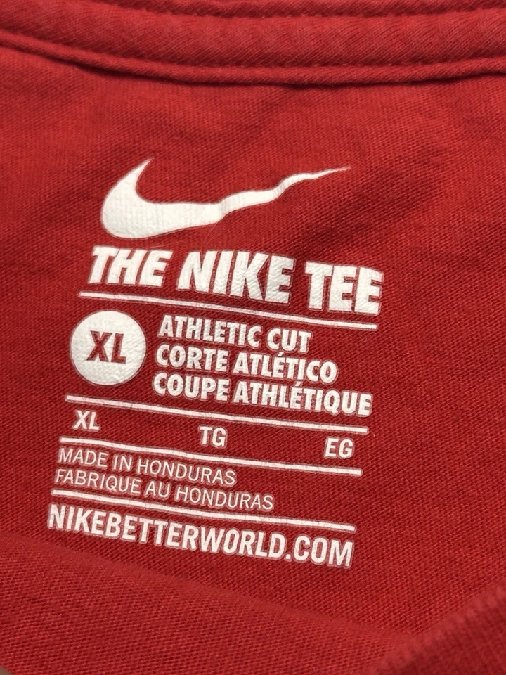 Женская красная футболка Indianapolis Indians Nike размер XL спортивный покрой Indy Baseball - Изображение 4 из 4