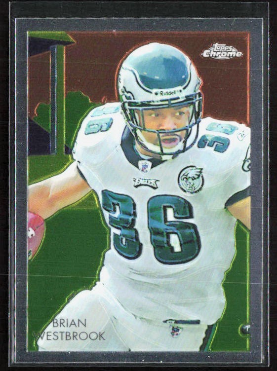 2009 Topps Chrome BRIAN WESTBROOK Chicle Insert Card C1 Philadelphia Eagles QTY.
