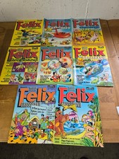 8x Felix Großband Comic 68 Seiten Bastei Vintage Sammlung Rahan Pepi Popcorn