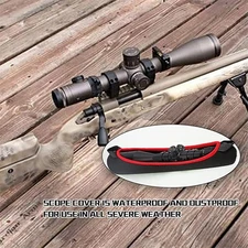 1PC Neoprene Rifle Scope Cover Medium Scope Protect Cover Bag Case (UP TO 12.4")