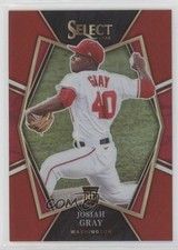 2022 Panini Select Premier Level Red Prizm /199 Josiah Gray #102 0c2
