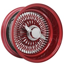 13x7 La Wire Wheels Reverse 100-spoke Straight Lace Custom Ruby Red Rims 4pcs 13x7 La Wire Wheels Reverse 100-spoke Straight Lace Custom Ruby Red Rims 4pcs