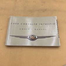 1999 Chrysler Intrepid Owners Operators Manual Guide Book for Glovebox