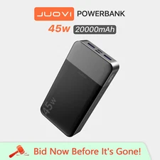 Power Bank 20000mAh 45W Fast Charging Battery Backup Charger USB-C For travels