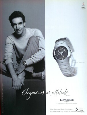 2000 Longines Position Watch Spanish Espanol Colombia Full Page Ad