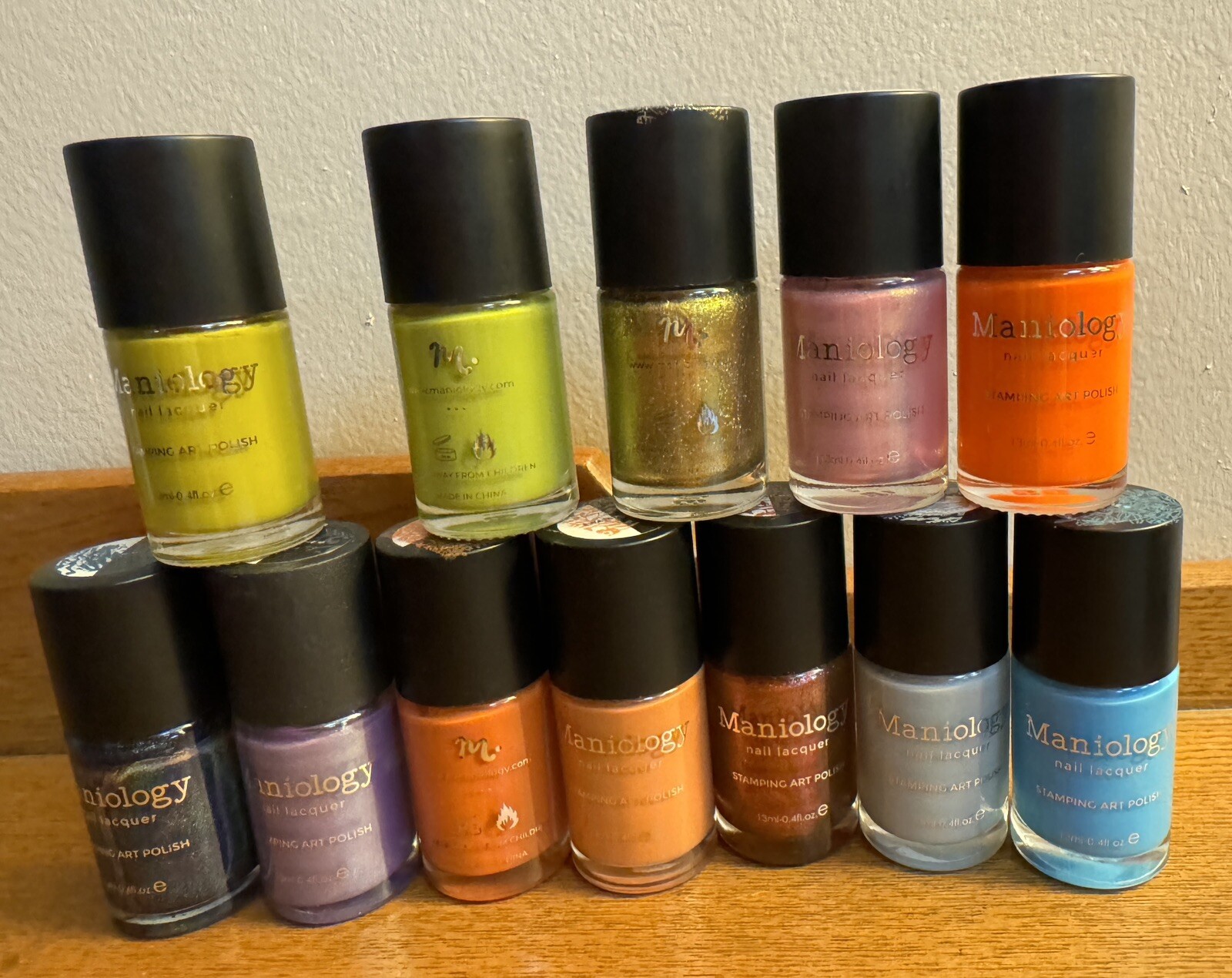 Maniology Stamping Polish Lot Of 12