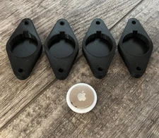 8 Pack - Diamond Mount Adapter Holder Case Compatible with Apple Airtag