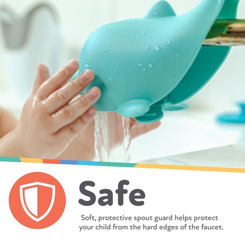 Nuby Bathtub Safety Spout Guard Compatible with Most Standard Faucets Kids NEW - Picture 3 of 10