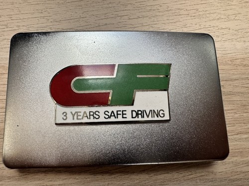 Vintage CF Consolidated Freightways 3 Year Safe Driver Buckle - Picture 5 of 10