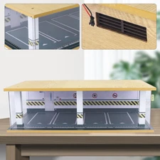 1/24 Scale Car Garage LED Lighting Parking Lot Diorama Scene Display Model