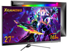 27" Gaming Monitor 165Hz, 1440P QHD 2K, 1ms FreeSync, Speakers, DP  HDMI