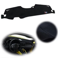 Black Edge Car Dashboard Dash Mat Sun Protection Pad For 16-19 Chevrolet Camaro