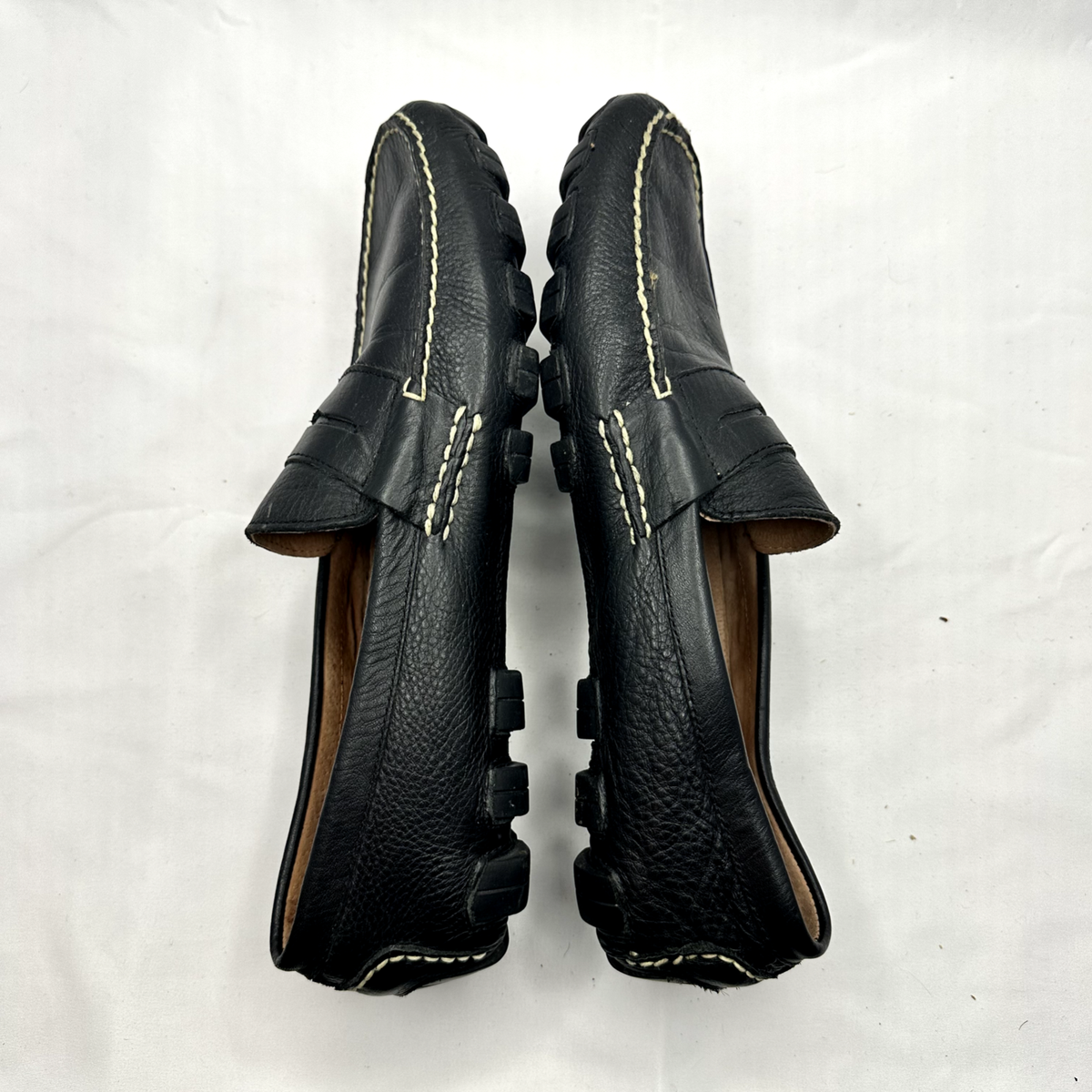 Polo Ralph Lauren Telly Leather Shoes Mens 9.5 D Black Loafers‎ Penny Driving Polo Ralph Lauren Loafers 9.5 D Black Leather Telly Penny  main image 2