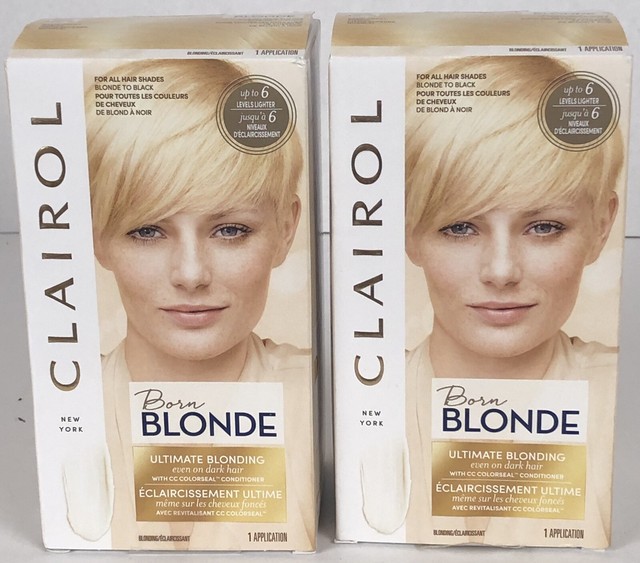 Clairol Born Blonde Ultimate Blonding Hair Color 1 Application for sale