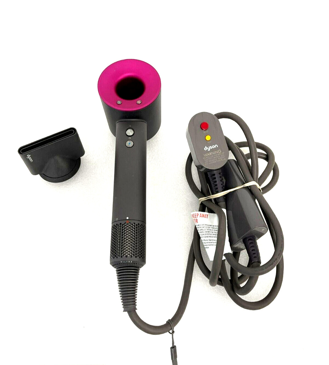 Dyson Supersonic Hair Dryer HD01 Plus Concentrator Fuchsia (USED)