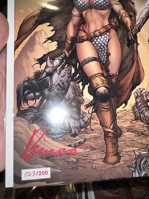 Red Sonja: She-Devil with a Sword Premium Art Print by Alex