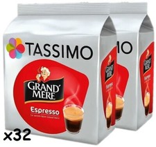 X32 TASSIMO Grand' Mère Espresso dosettes café - T-DISCS coffee Pods 208g 2x16