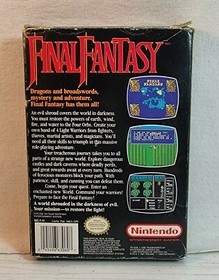 Final Fantasy (NES, 1990) Complete in Box | Free Shipping | Authentic | No Maps