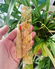 Handmade Resin Bookmark With Tassel