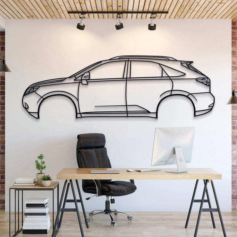 Wall Art Home Decor 3D Acrylic Metal Car Auto Poster USA   2010 RX 3rd Gen