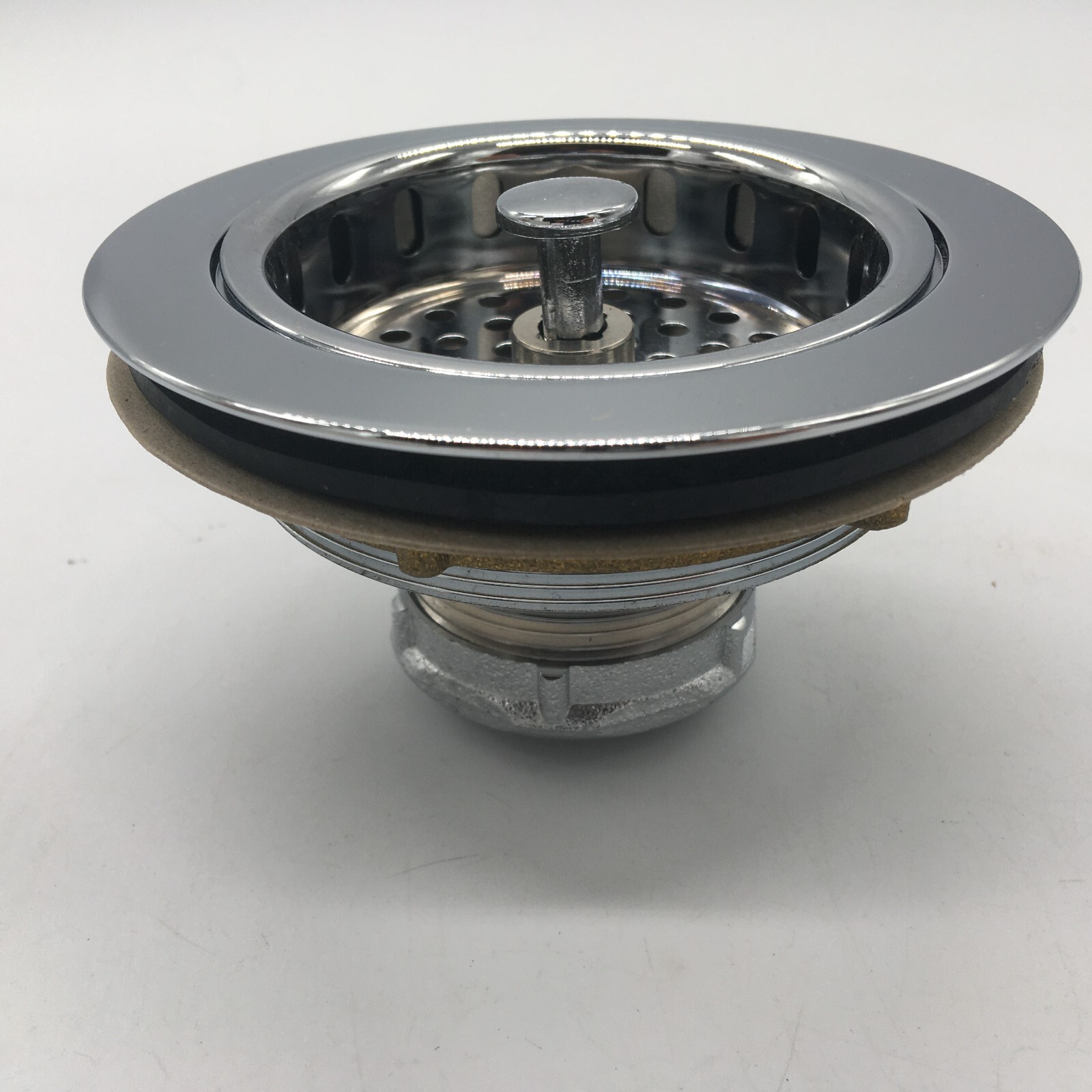 Chrome Plated Brass Duo Basket Strainer, Part No. S14007 Jones Stephens Corp