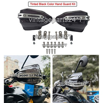Royal Enfield Super Meteor 650 Handschutz-Set in schwarz getönter Farbe