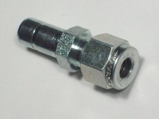1 - Swagelok Carbon Steel Tube Reducer, 1/4" OD Tube x 3/8" OD Tube, S-400-R-6