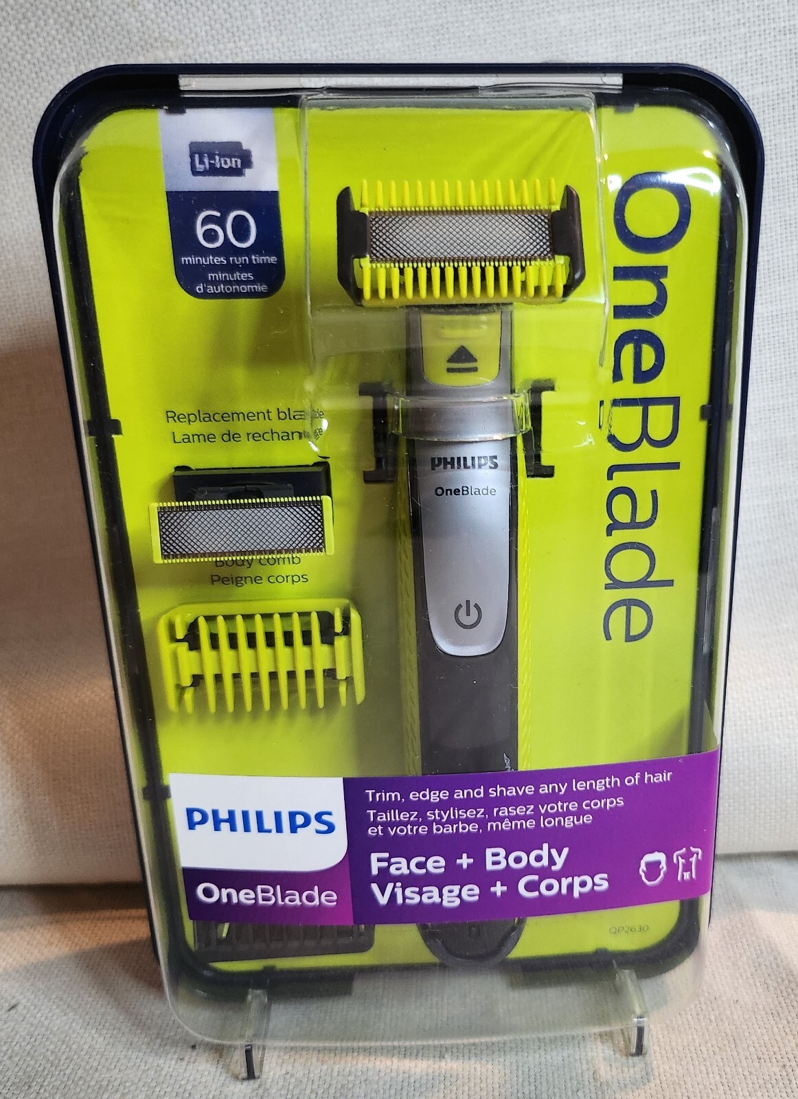 Philips OneBlade Face and Body Rechargeable Trimmer QP2630/21 NEW eBay
