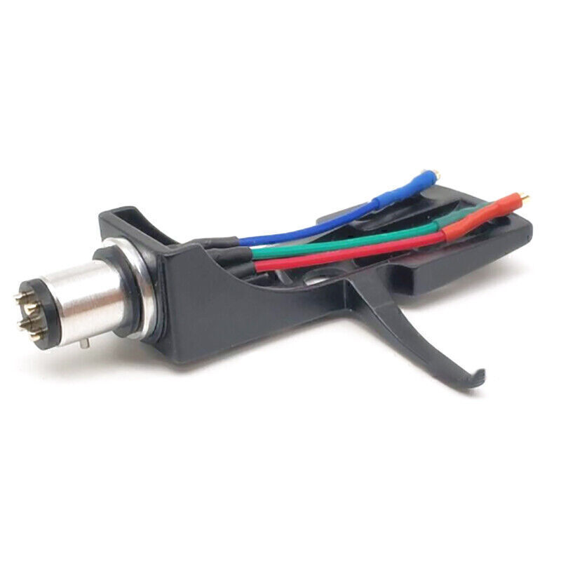 Universal Turntable Phono Headshell with Color-Coded Lead Wires Replacement