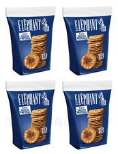 4 ELEPHANT Baked Squeezed Flat Pretzels with ...