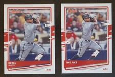 2020 Donruss #78 Ketel Marte DIAMONDBACKS Nickname variation + base card NM/MT
