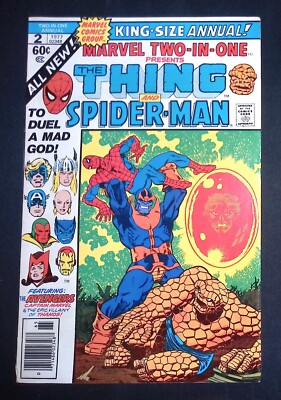 Marvel Two-In-One #2 Marvel Comics The Thing & Spider-Man Death Of Thanos F