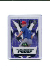 2023 Leaf Eclectic Valiant Clear Purple Proof River Ryan Rookie 1/1