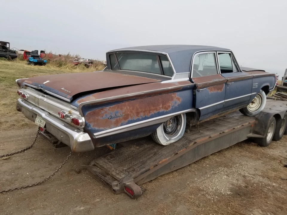 Conjunto de conductor de ventana de ala 64 1964 Mercury Montclair Monterey Marauder Parklane 63 Foto 4 de 4