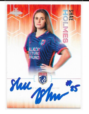 2023 NWSL Parkside Shae Holmes Red Hex AUTO Signature Series SSP 81/99
